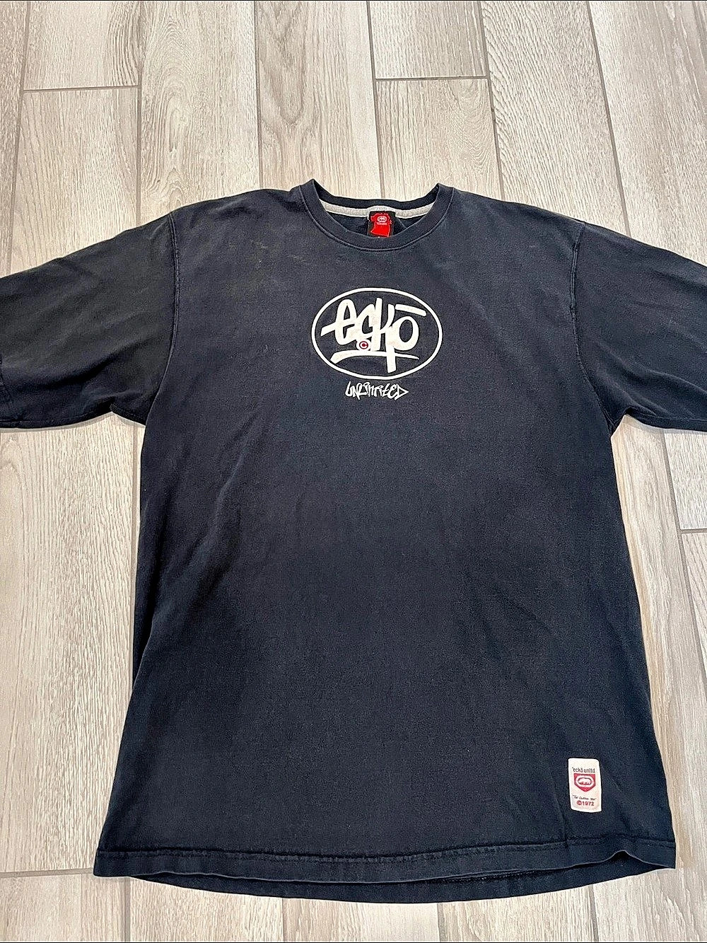 Ecko Unlimited Graphic VTG Logo Black Size Large